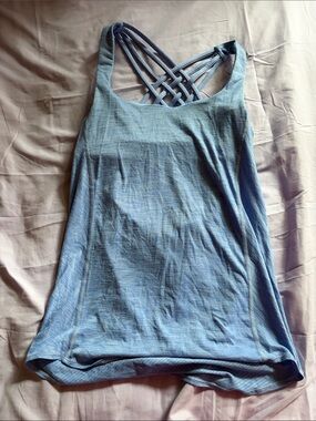 Lululemon Light Blue Strappy Back Women’s Tank Top